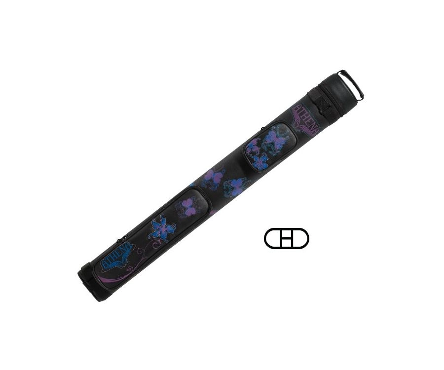 Athena ATHC08 Butterfly 2 Butt 2 Shaft Hard Case
