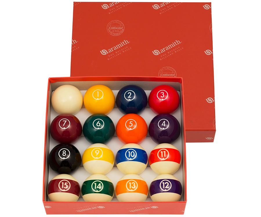 Aramith Continental Belgian Pool Ball Set