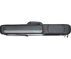 Molinari 2 Butt 4 Shaft Black/Grey Hybrid Cue Case