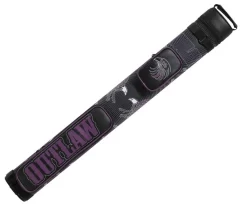 Outlaw OLB22G Purple Bald Eagle 2 Butt 2 Shaft Hard Case