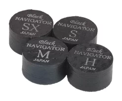 Navigator Black Pool Cue Tip (Single)