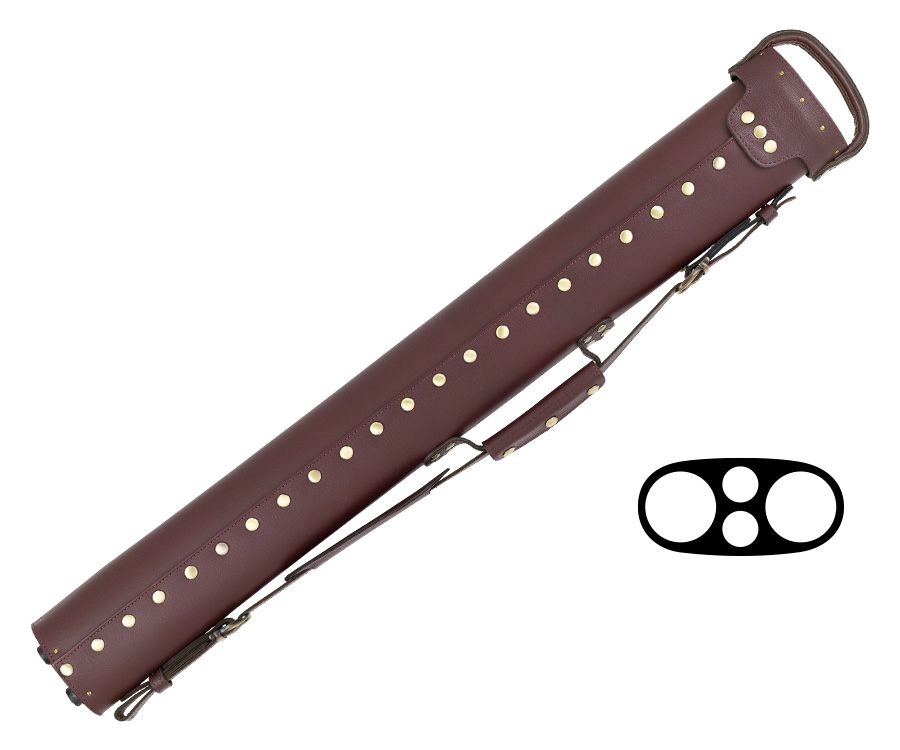 Tango Angus Burgundy 2 Butt 2 Shaft Hard Case - Image 2