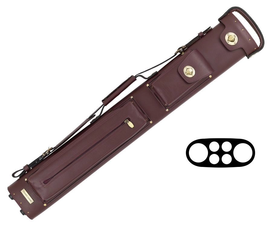 Tango Angus Burgundy 2 Butt 4 Shaft Hard Case