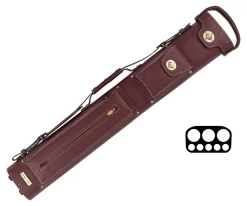 Tango Zorzal Burgundy 3 Butt 5 Shaft Hard Case