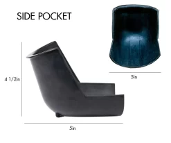 Rubber Pocket Gulley Boot Set (Set Of 6)